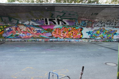 Graffiti Wall - Photo by DAZE95 - Münster, Hawerkamp, Fame (2015)