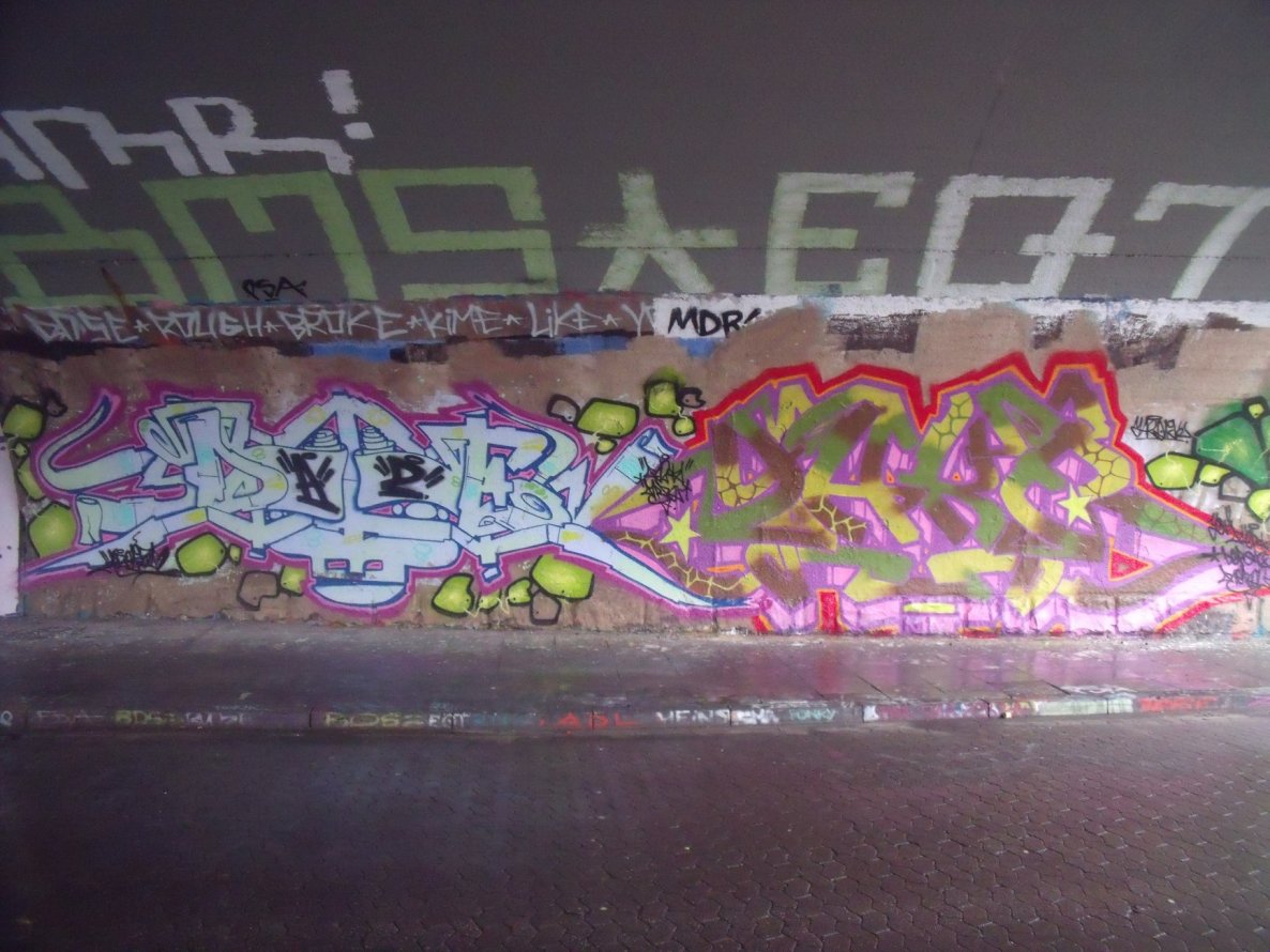 Graffiti Wall - Photo by DAZE95 - Rheine, Fame, DAZE (2015)