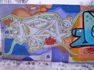 Graffiti Wall - Photo by DAZE95 - Emsdetten, Skatepark, DAZE (2017)