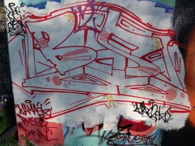 Graffiti Wall - Photo by DAZE95 - Emsdetten, Skaterpark, Fame (2016)