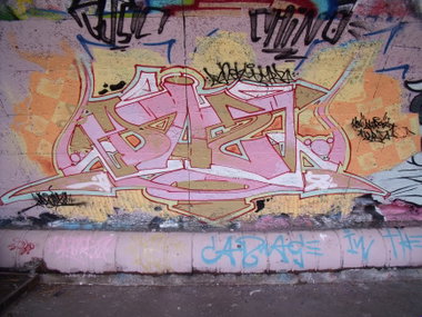 Graffiti Wall - Photo by DAZE95 - Münster, Hawerkamp, Fame (2016)