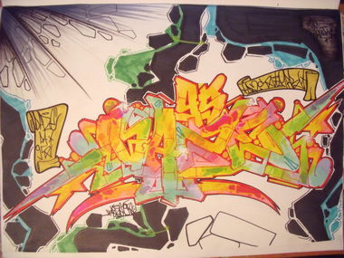 Graffiti Sketch - Photo by DAZE95 - Sketch, DAZE, 95 (2013)