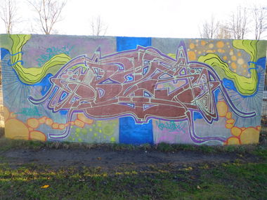 Graffiti Wall - Photo by DAZE95 - Emsdetten, Skatepark, DAZE (2016)
