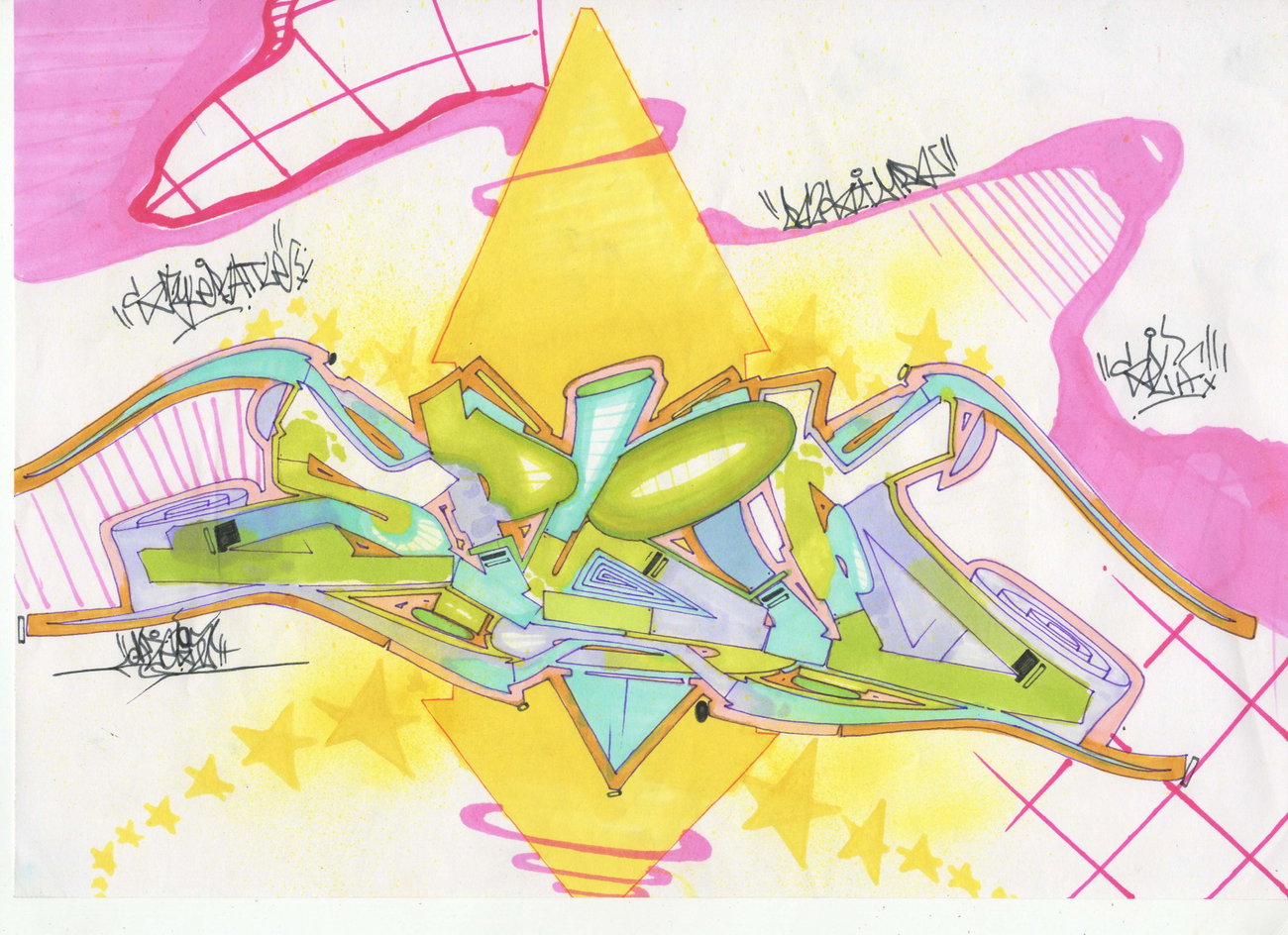 Graffiti Wall - Photo by DAZE95 - Sketch, DAZE, 95 (2016)