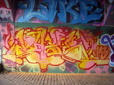 Graffiti Wall - Photo by DAZE95 - Rheine, Fame, DAZE (2014)