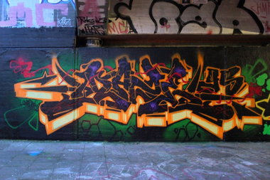 Graffiti Wall - Photo by DAZE95 - Rheine, Fame, DAZE (2013)