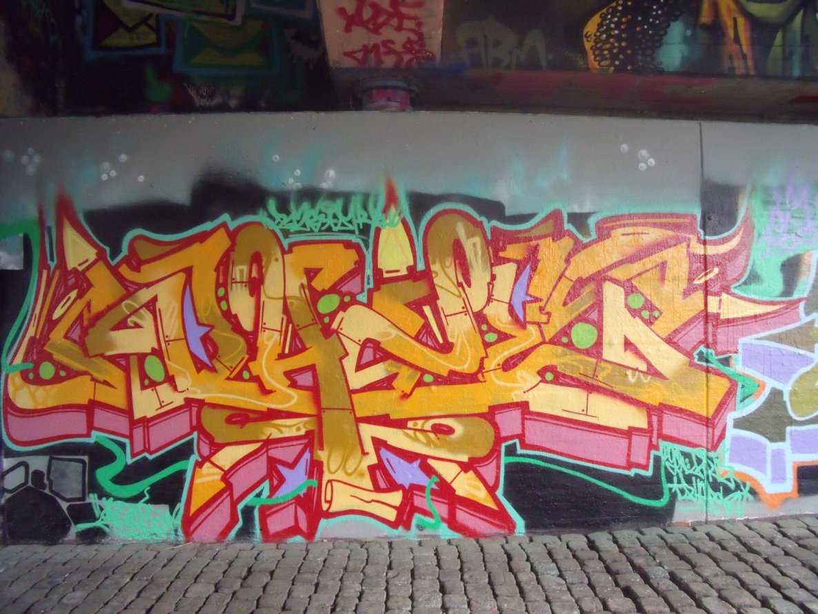 Graffiti Wall - Photo by DAZE95 - Rheine, Fame, DAZE (2014)