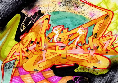 Graffiti Wall - Photo by DAZE95 - Sketch, DAZE, 95 (2015)