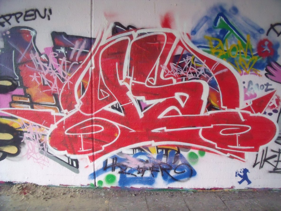 Graffiti Wall - Photo by DAZE95 - Rheine, Fame, DAZE (2015)