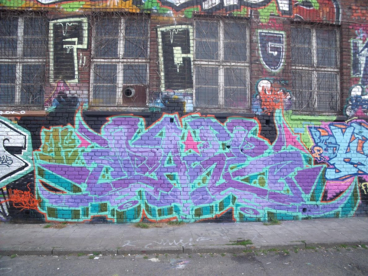 Graffiti Wall - Photo by DAZE95 - Münster, Hawerkamp, Fame (2014)