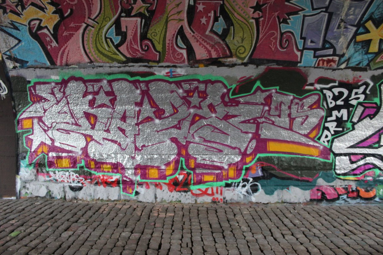 Graffiti Wall - Photo by DAZE95 - Rheine, Fame, DAZE (2014)