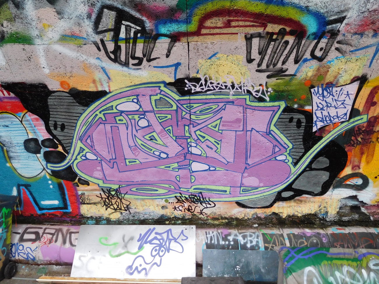 Graffiti Wall - Photo by DAZE95 - Münster, Hawerkamp, Fame (2017)