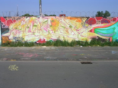 Graffiti Wall - Photo by DAZE95 - Münster, Hawerkamp, Fame (2015)