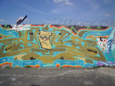 Graffiti Wall - Photo by DAZE95 - Münster, Hawerkamp, DAZE (2015)
