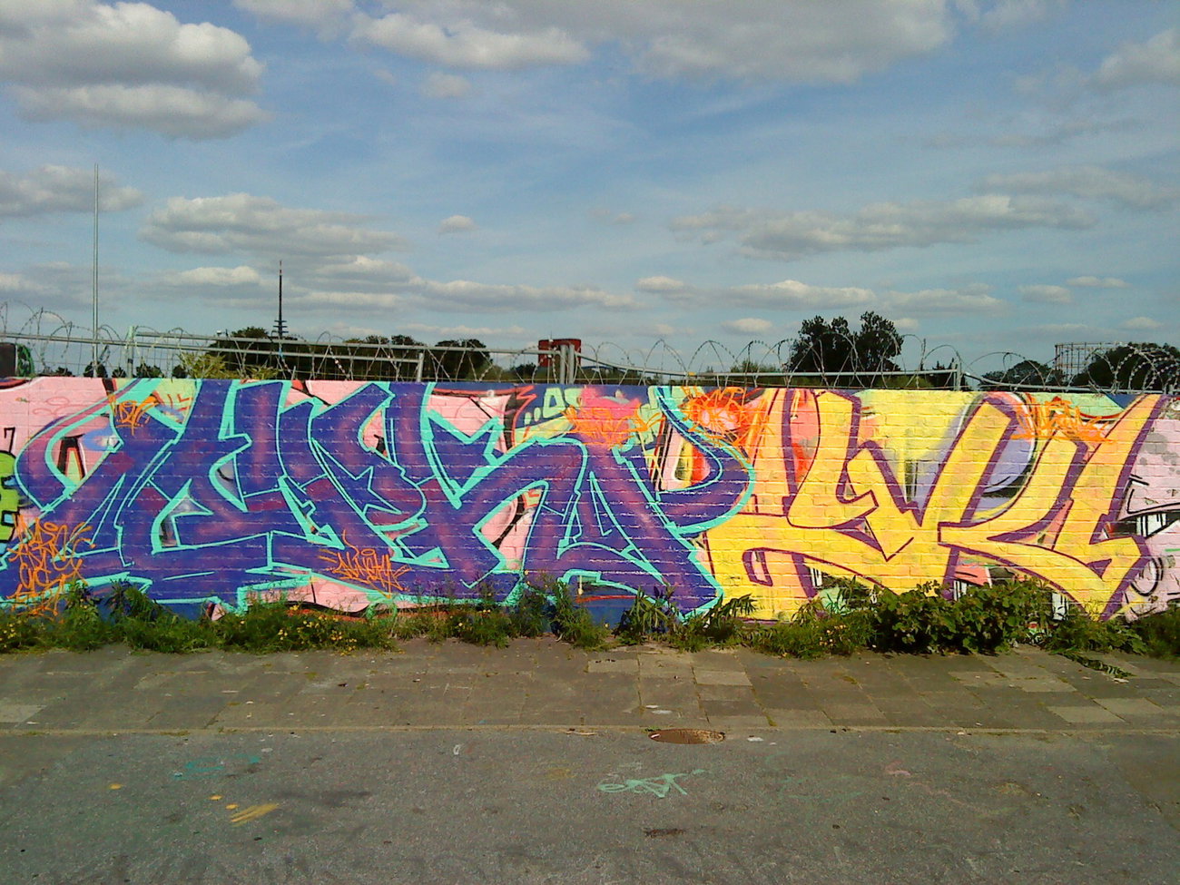 Graffiti Wall - Photo by DAZE95 - Münster, Fame, Hawerkamp (2015)