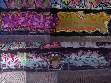 Graffiti Wall - Photo by DAZE95 - Rheine, Fame, DAZE (2012)