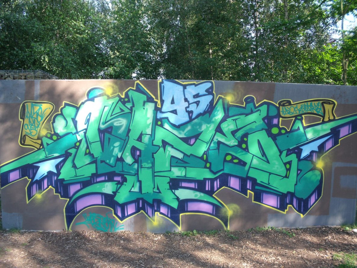 Graffiti Wall - Photo by DAZE95 - Rheine, Fame, DAZE (2013)
