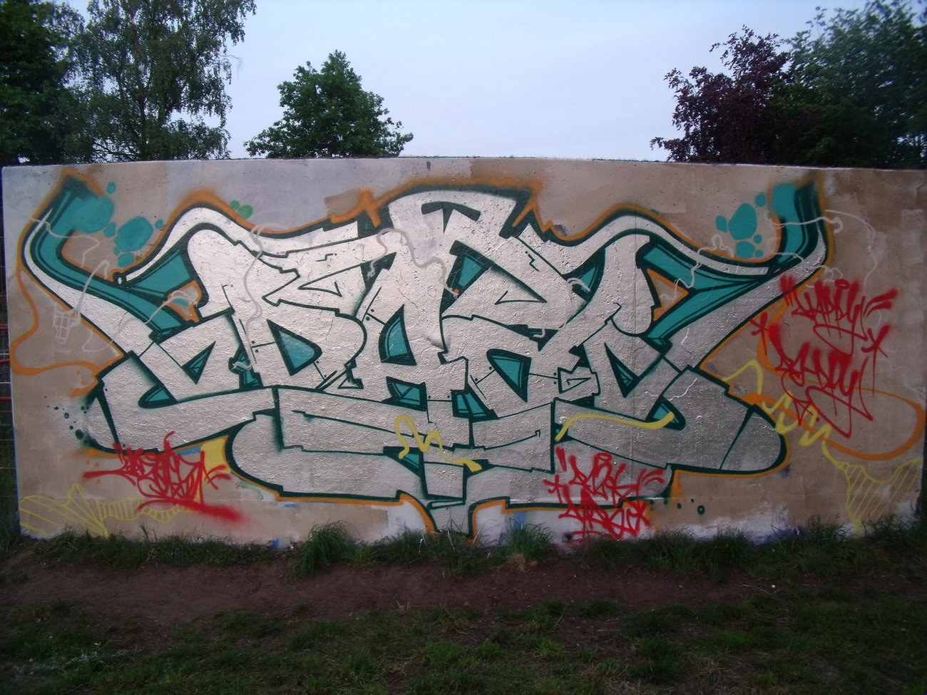 Graffiti Wall - Photo by DAZE95 - Münster, Hawerkamp, DAZE (2015)