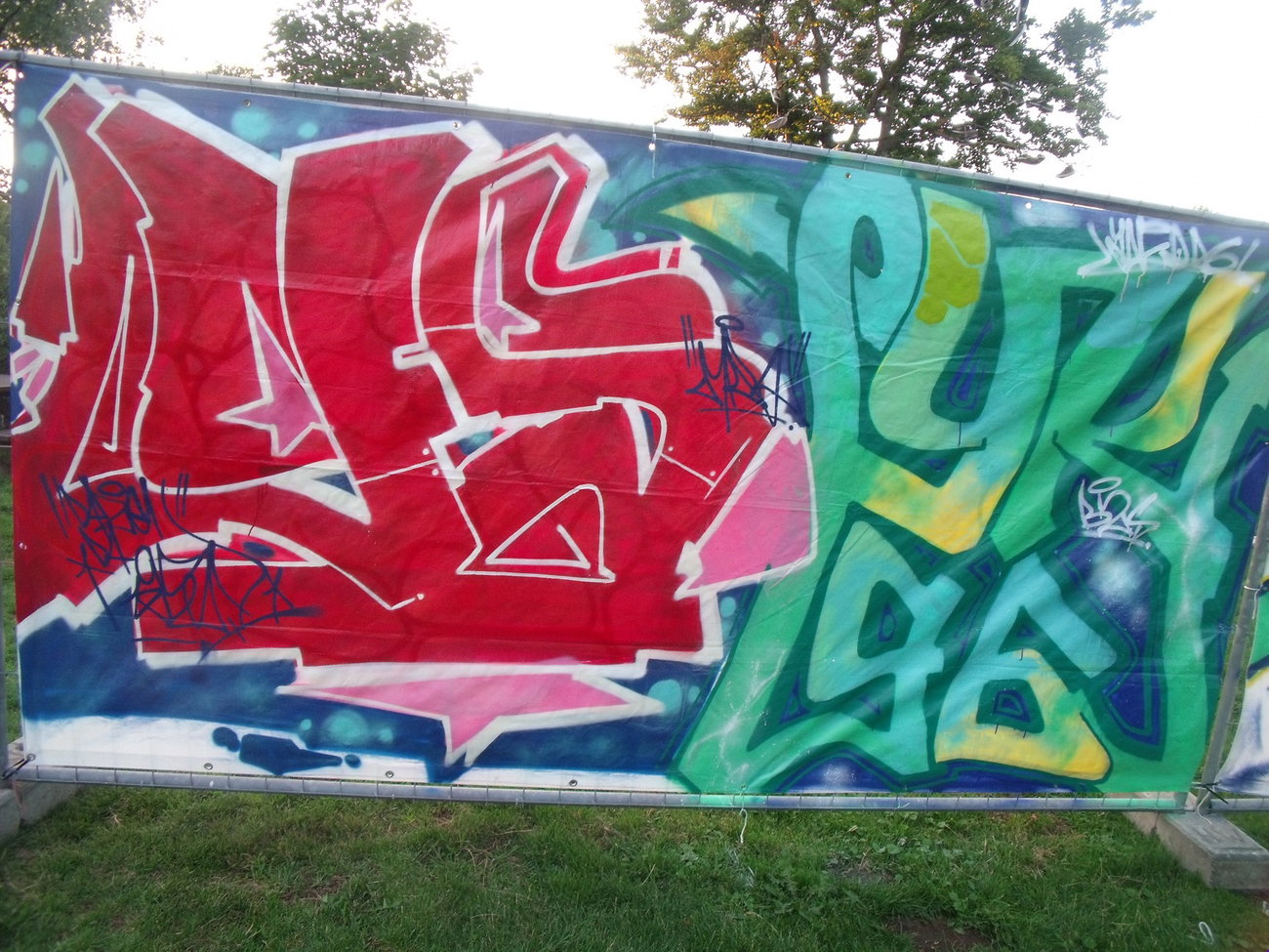 Graffiti Wall - Photo by DAZE95 - Emsdetten, Fame, Skaterpark