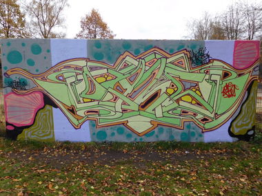 Graffiti Wall - Photo by DAZE95 - Emsdetten, Skatepark, DAZE (2016)