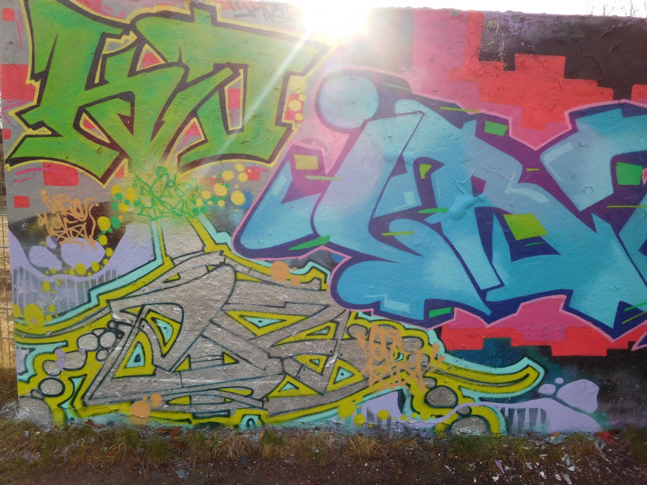 Graffiti Wall - Photo by DAZE95 - Emsdetten, Skatepark, DAZE (2017)