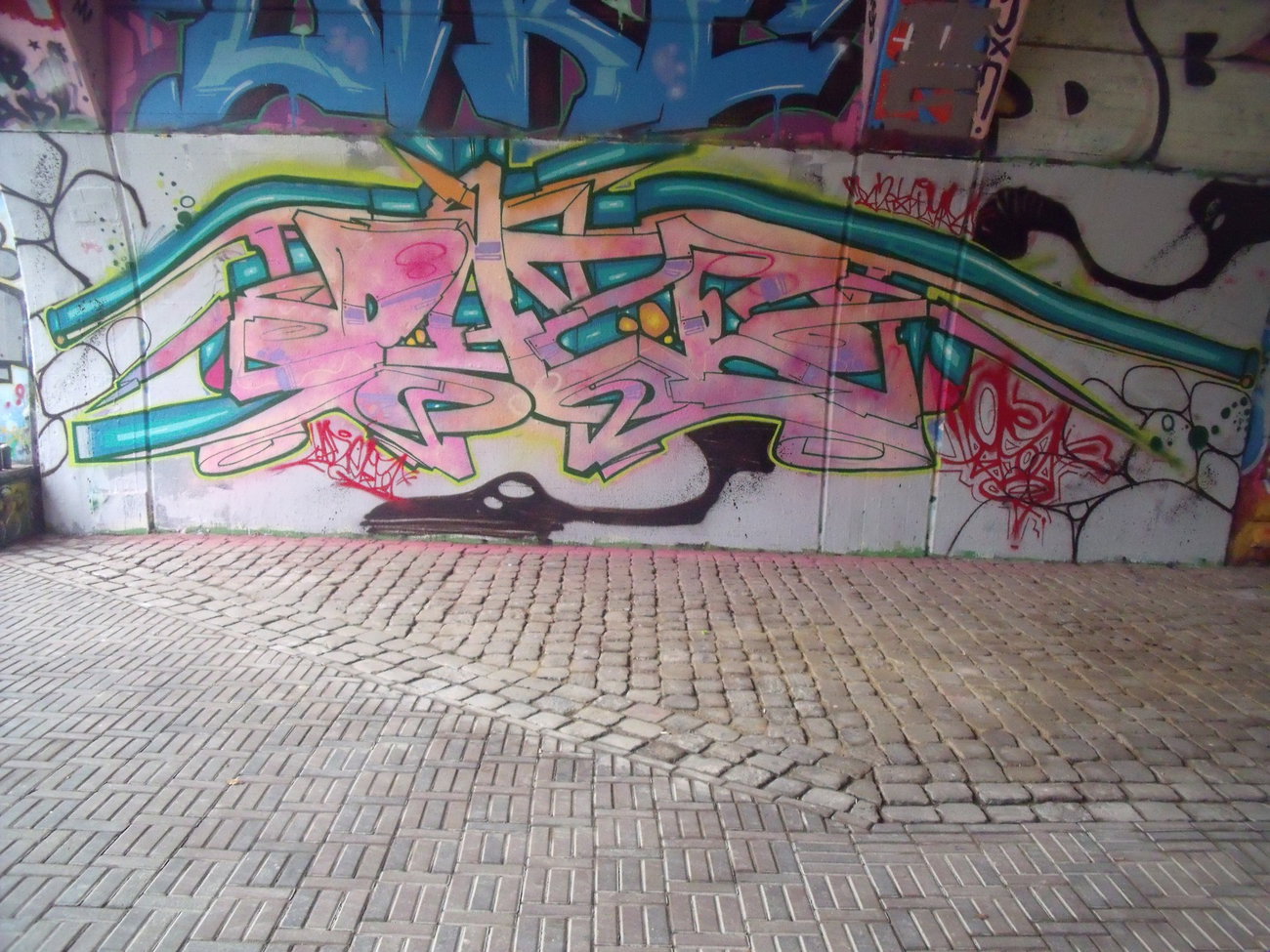 Graffiti Wall - Photo by DAZE95 - Rheine, Fame, DAZE (2015)