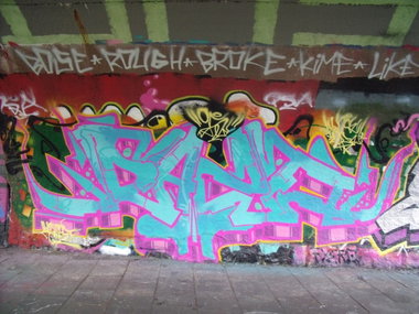 Graffiti Wall - Photo by DAZE95 - Rheine, Fame, DAZE (2014)