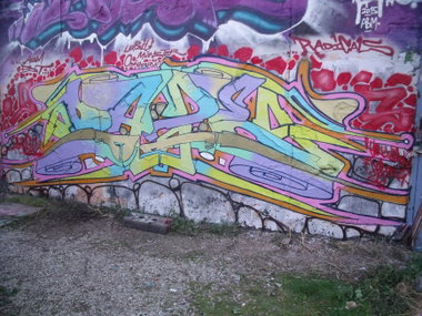 Graffiti Wall - Photo by DAZE95 - Münster, Hawerkamp, Fame (2015)