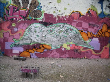 Graffiti Wall - Photo by DAZE95 - Münster, Hawerkamp, Fame (2016)