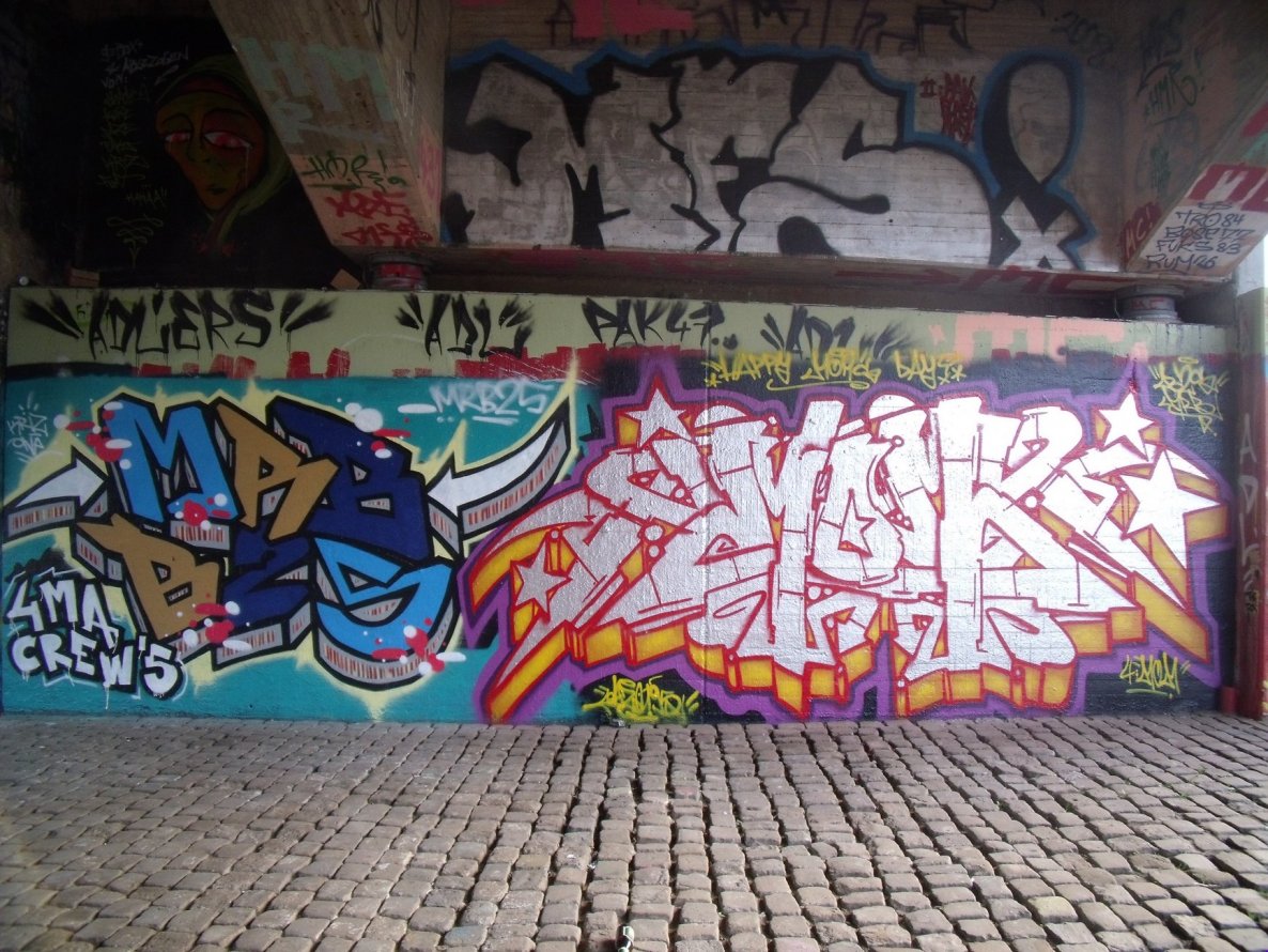 Graffiti Wall - Photo by DAZE95 - Rheine, Fame, DAZE (2013)