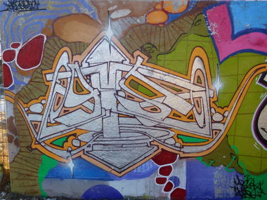 Graffiti Wall - Photo by DAZE95 - Emsdetten, Skatepark, DAZE