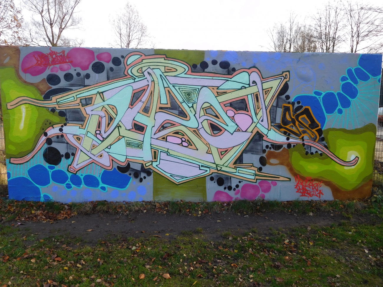Graffiti Wall - Photo by DAZE95 - Emsdetten, Skatepark, DAZE (2016)