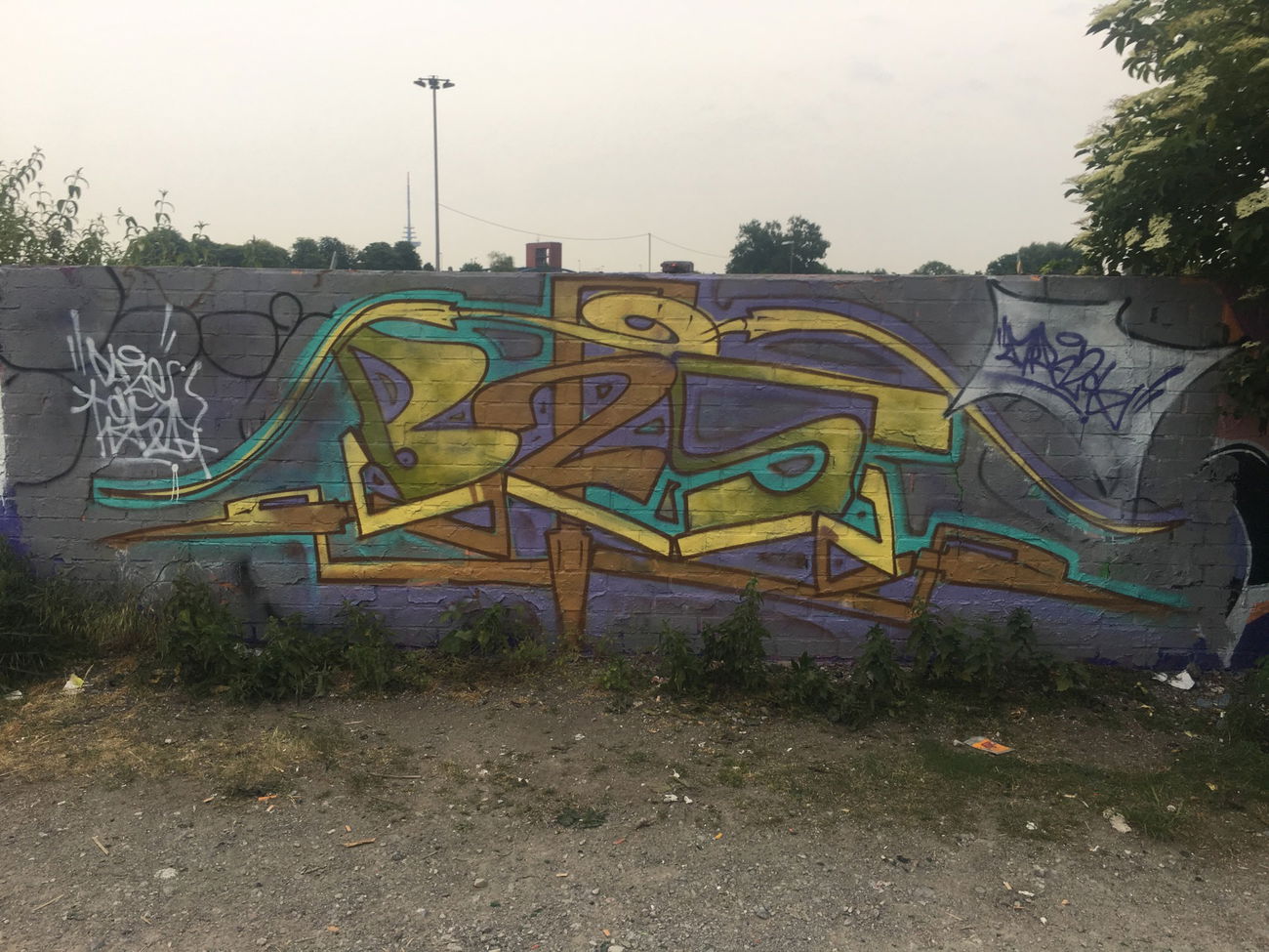 Graffiti Wall - Photo by DAZE95 - Münster, Hawerkamp, Hall (2017)