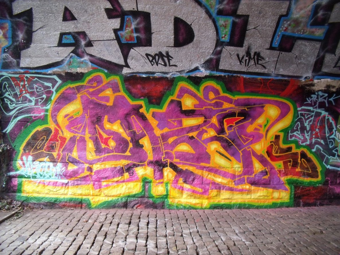 Graffiti Wall - Photo by DAZE95 - Rheine, Fame, DAZE (2015)
