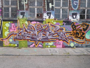 Graffiti Wall - Photo by DAZE95 - Münster, Hawerkamp, Hall (2017)