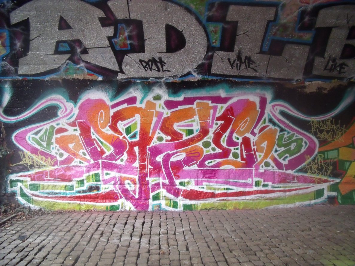 Graffiti Wall - Photo by DAZE95 - Rheine, Fame, DAZE (2015)