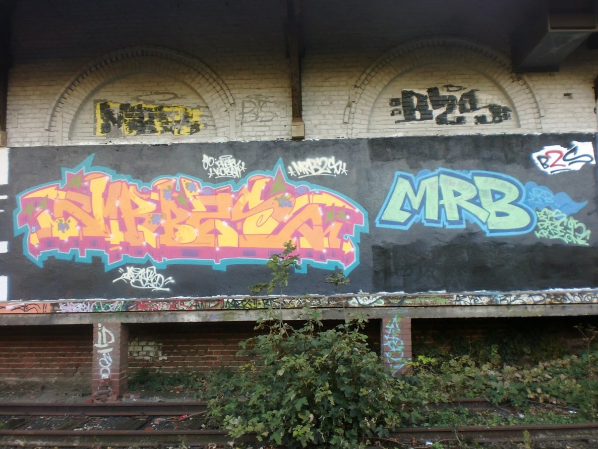 Graffiti Wall - Photo by DAZE95 - Emsdetten, Fame, Trainline (2012)