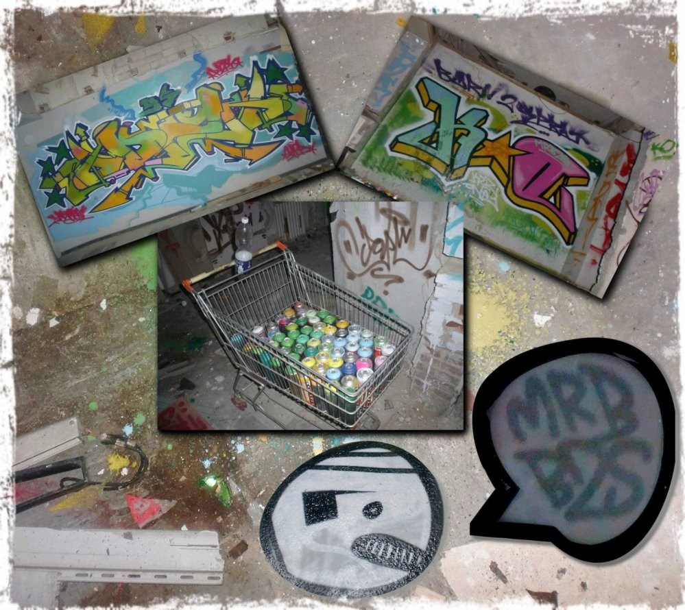 Graffiti Wall - Photo by DAZE95 - Emsdetten, Fame, Trainline (2012)