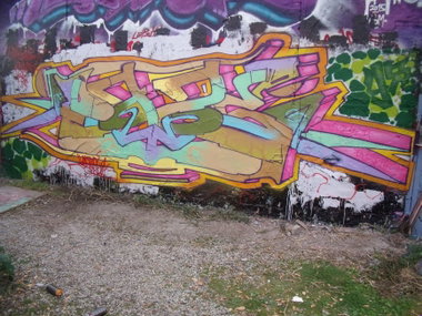 Graffiti Wall - Photo by DAZE95 - Münster, Hawerkamp, Fame (2015)