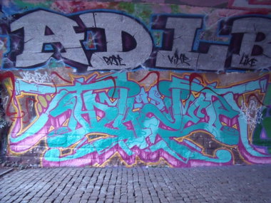 Graffiti Wall - Photo by DAZE95 - Rheine, Fame, DAZE (2014)