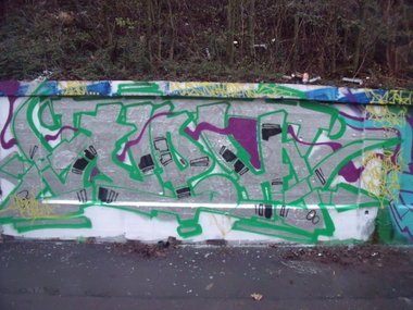 Graffiti Wall - Photo by DAZE95 - Münster, Fame, Hawerkamp (2015)