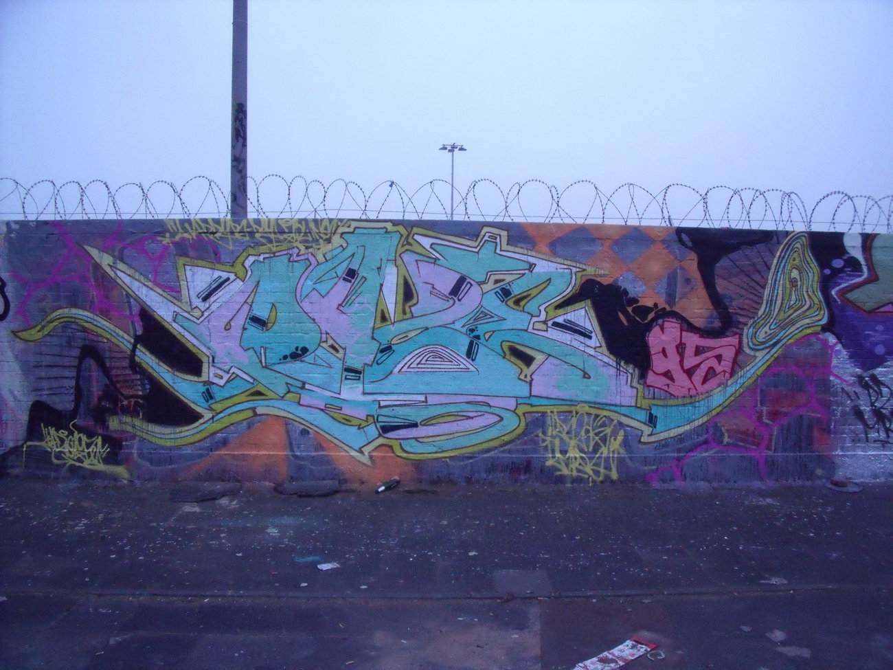 Graffiti Wall - Photo by DAZE95 - Münster, Hawerkamp, Fame (2016)
