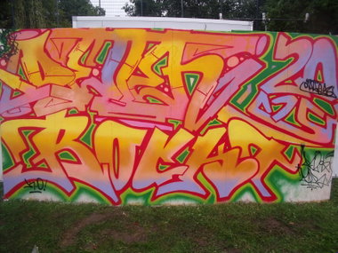 Graffiti Wall - Photo by DAZE95 - Emsdetten, Detten, Rockt (2015)