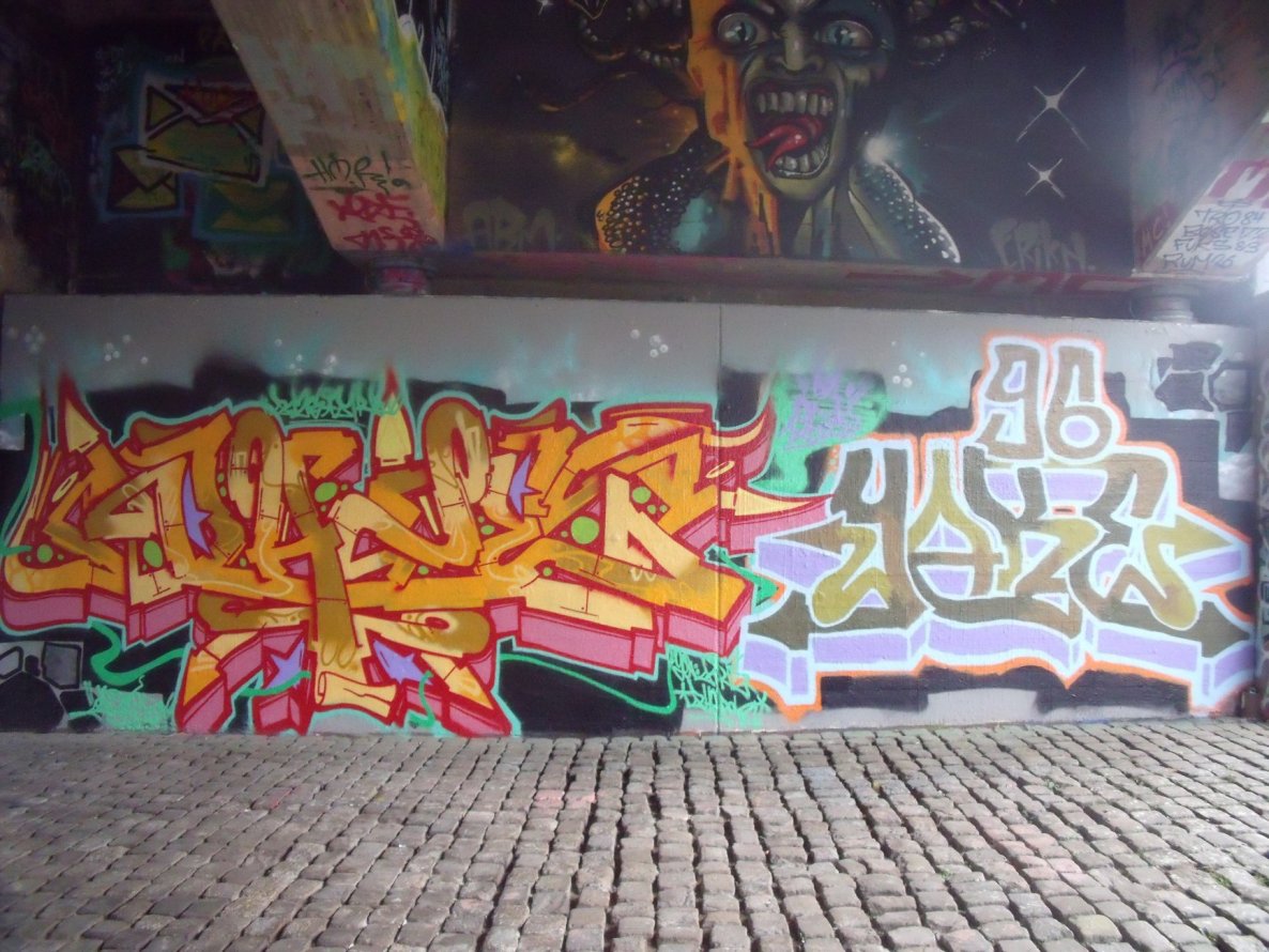 Graffiti Wall - Photo by DAZE95 - Rheine, Fame, DAZE (2014)