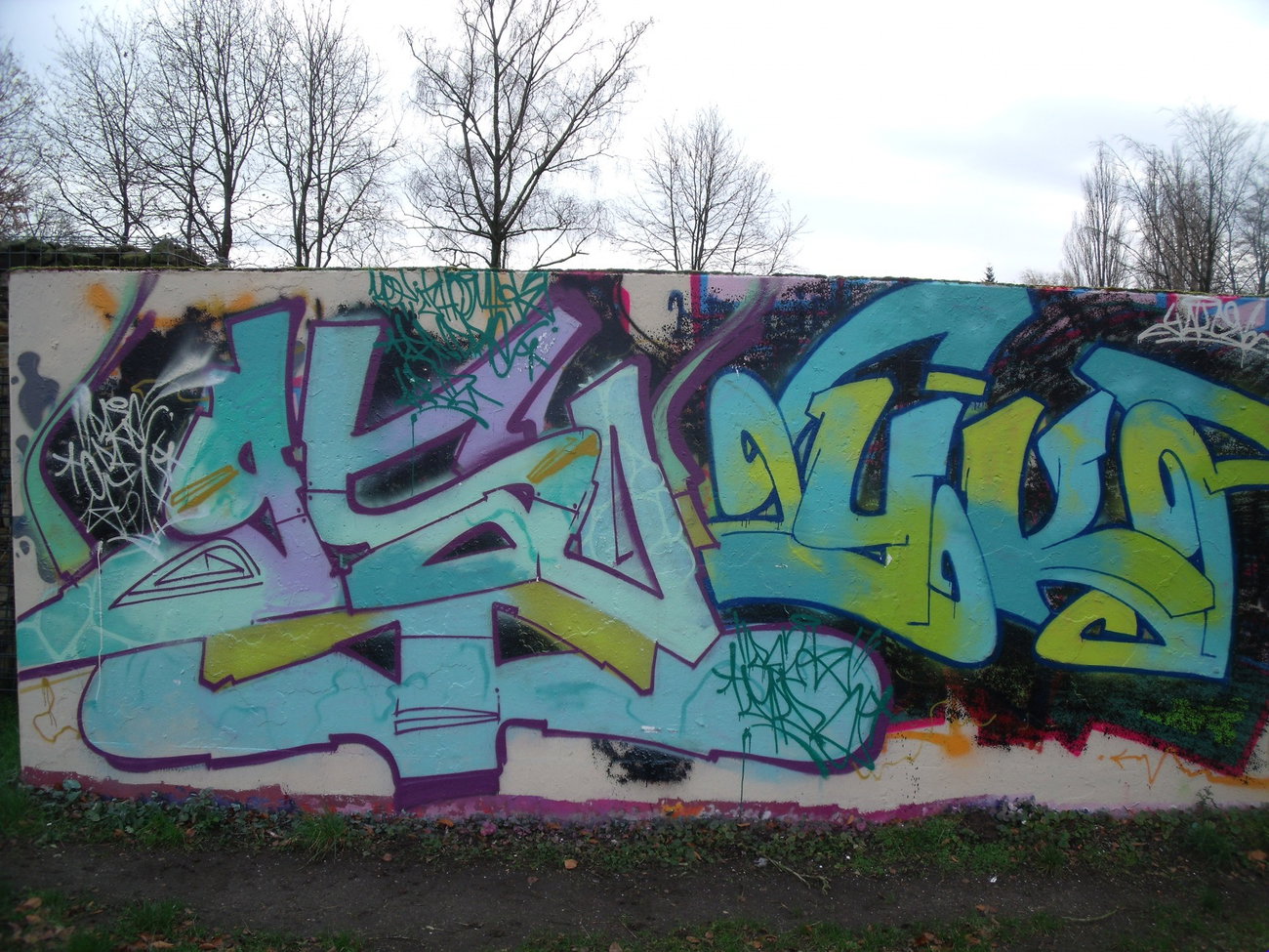 Graffiti Wall - Photo by DAZE95 - Emsdetten.Skaterpark, Fame, DAZE (2015)