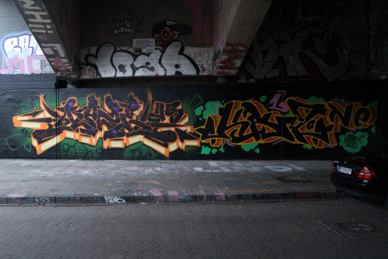 Graffiti Wall - Photo by DAZE95 - Rheine, Fame, DAZE (2013)