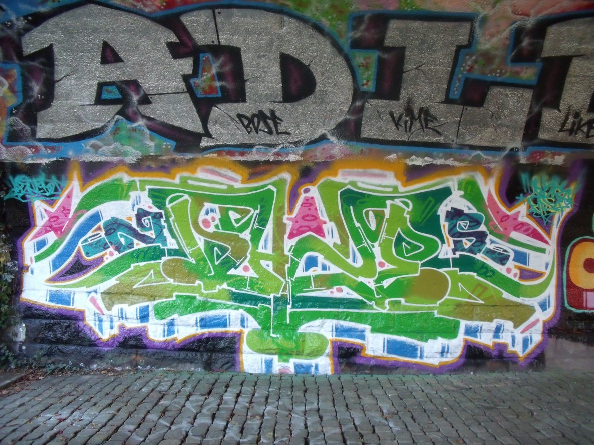 Graffiti Wall - Photo by DAZE95 - Rheine, Fame, DAZE (2014)