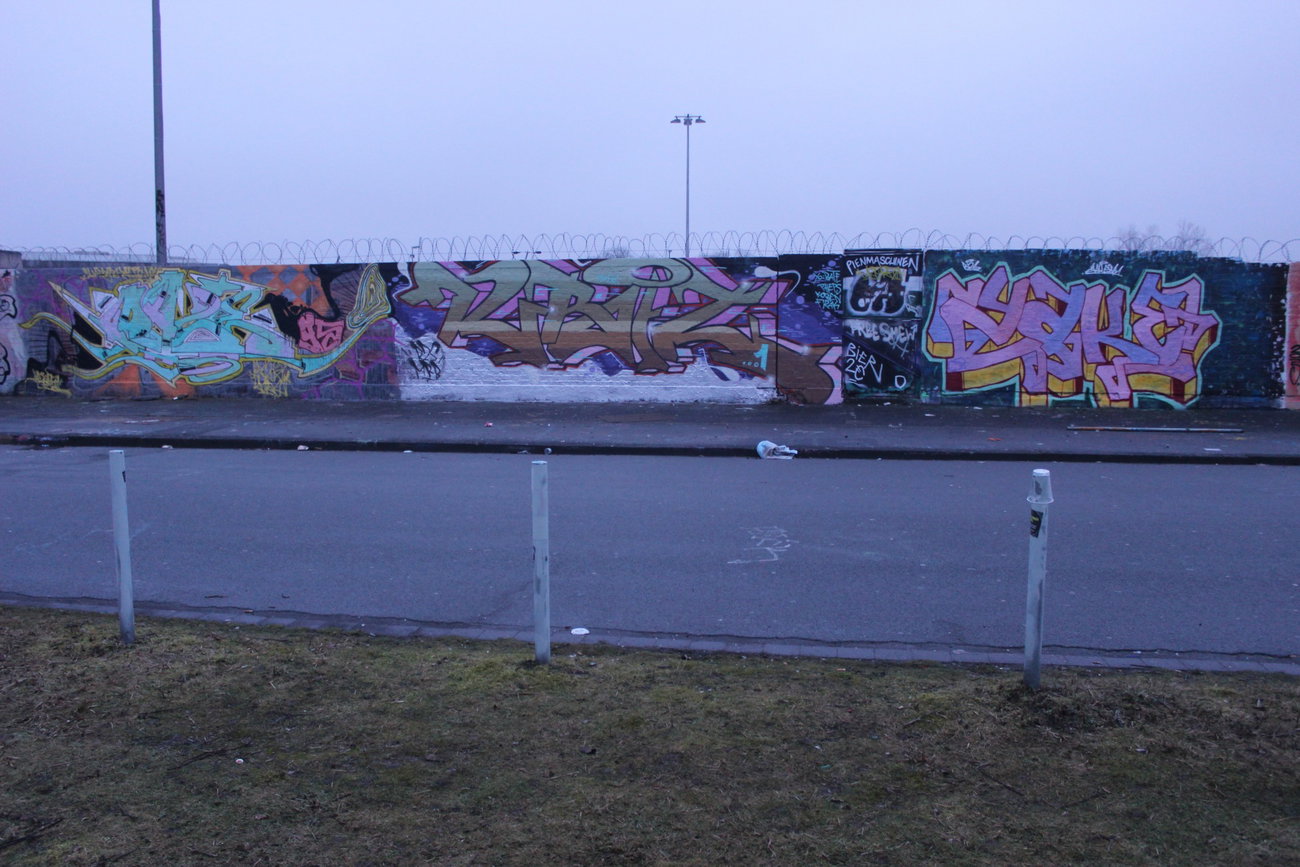 Graffiti Wall - Photo by DAZE95 - Münster, Hawerkamp, Fame (2016)