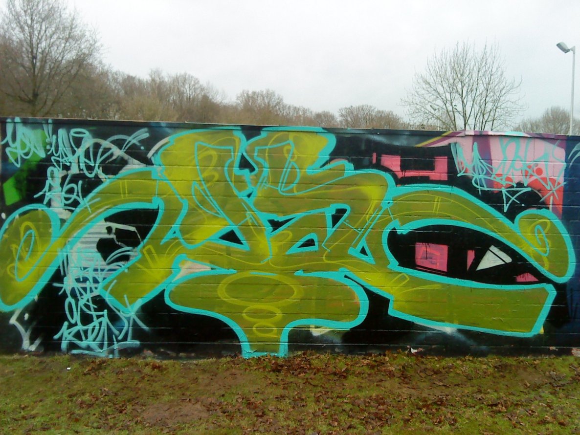 Graffiti Wall - Photo by DAZE95 - Ibbenbüren, Skaterpark, DAZE (2015)