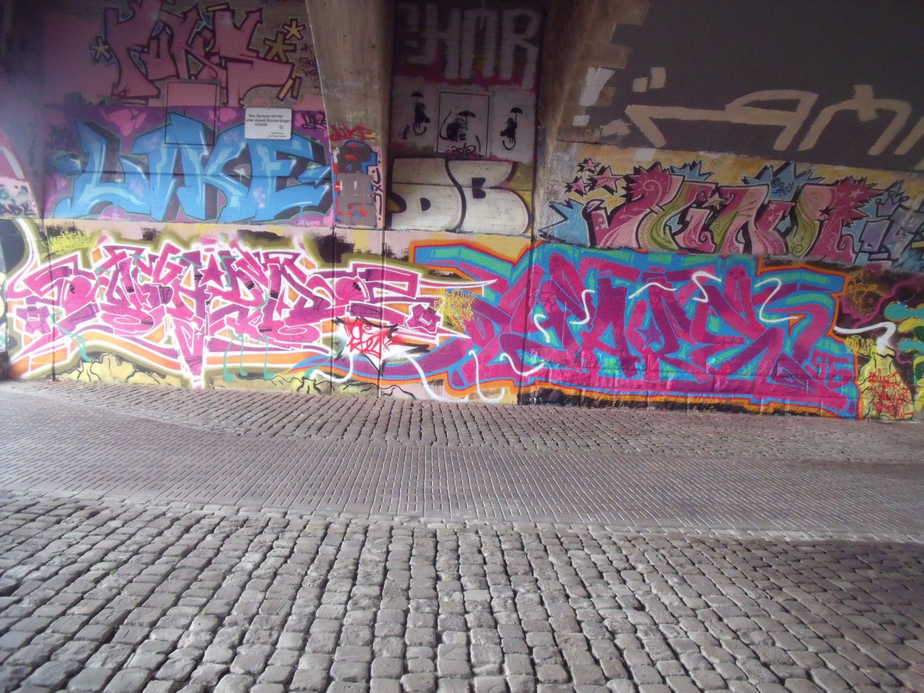 Graffiti Wall - Photo by DAZE95 - Rheine, Fame, DAZE (2015)
